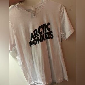 arctic monkeys white tee